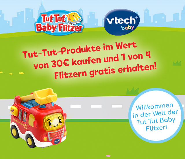 Vtech® Spielzeug-Auto Tut Tut Baby Flitzer, Disney 3er-Set Winnie